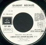Gilbert BCAUD - L’amour c’est l’affaire des gens (promo)